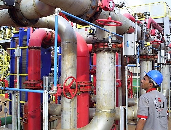 Instalação e projeto de Fabrica de Açúcar material em Alumínio